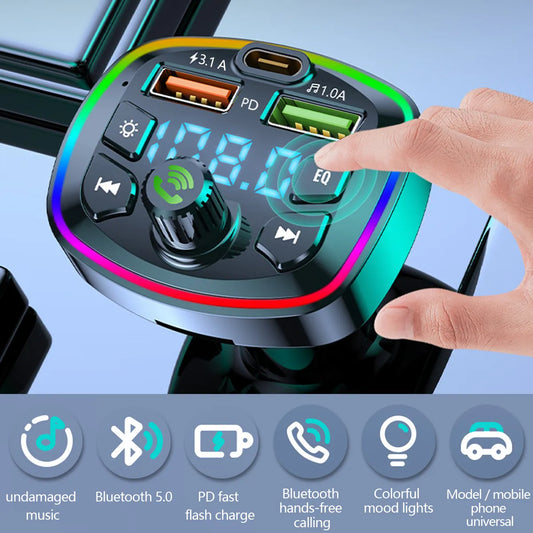 Car MP3 Player Bluetooth 5.0
