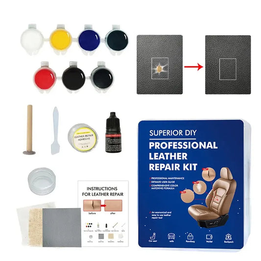 Car Liquid Leather Repair Kit Leather Skin Refurbish Tools
