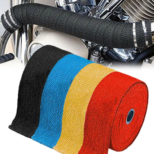 1.5M Universal Car Motorcycle Exhaust Pipe Tapes Auto Motorbike